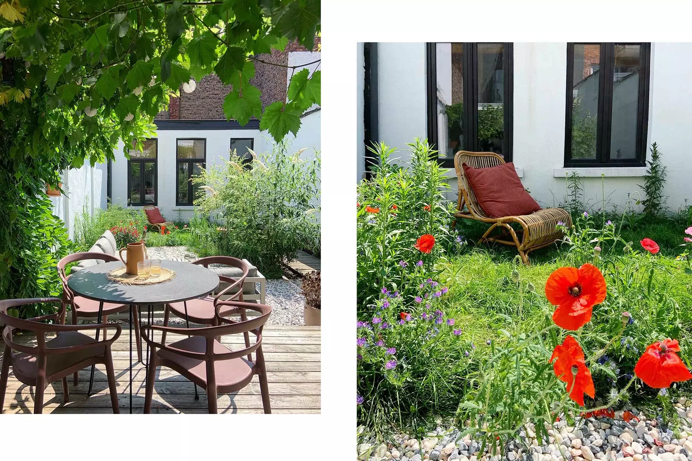 Natuurlijke tuin met grindterras – foto 3