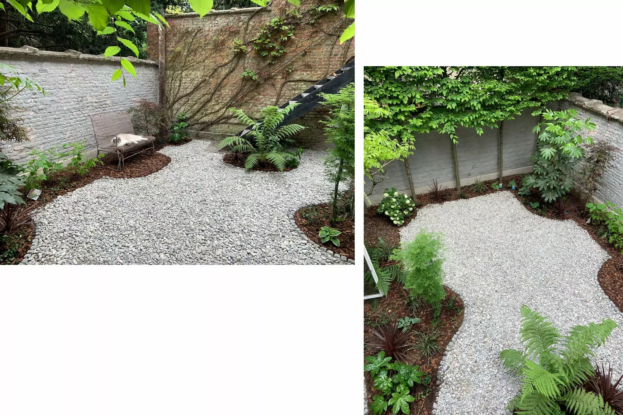Natuurlijke tuin met grindterras – foto 4