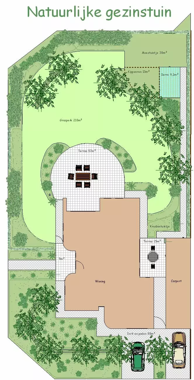 Tuinontwerp met advies Vormgevingsplan - Matenplan - Beplantingsplan – foto 1