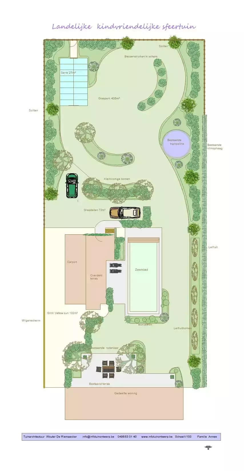 Tuinontwerp met advies Vormgevingsplan - Matenplan - Beplantingsplan – foto 2