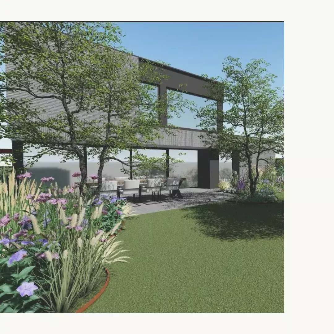 Landelijk tuinontwerp in Beringen – foto 2