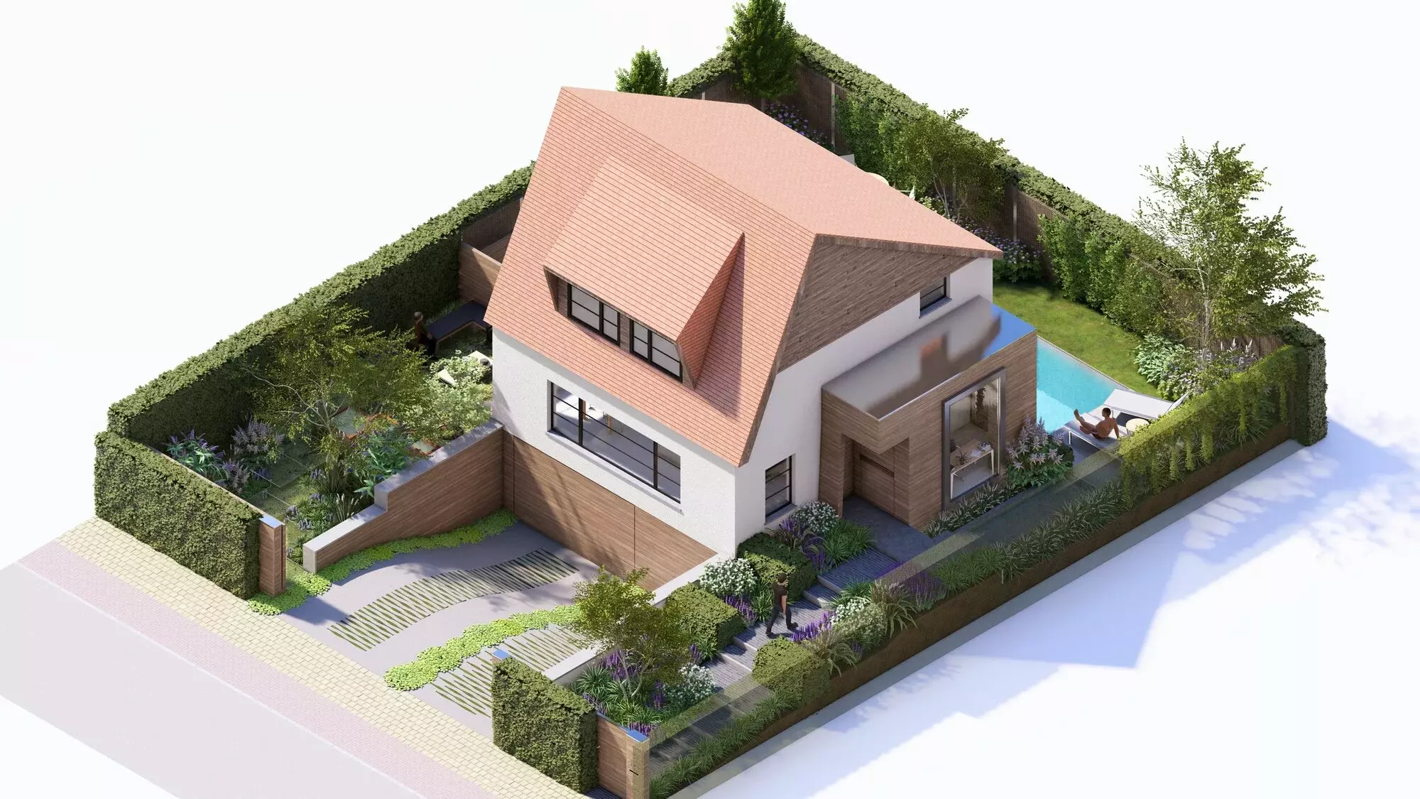 3D render, Isometrisch zicht – foto 1